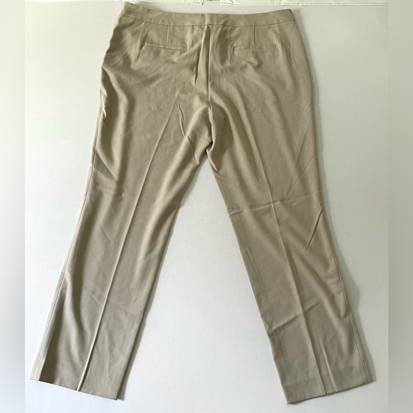Vince Camuto Dress Pants Slacks 14 St. Tropez Khaki Large - Picture 2 of 8